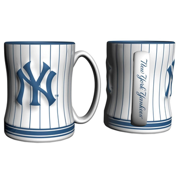 Taza de Café MLB con Logo en Relieve | Taza de Equipo de 14oz